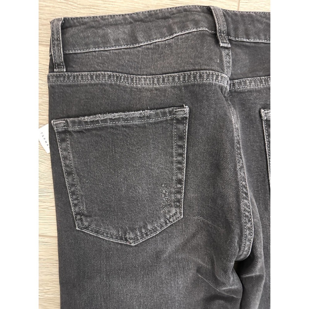 TOPMAN Stretch Skinny Jeans In Black - Picture 12 of 13